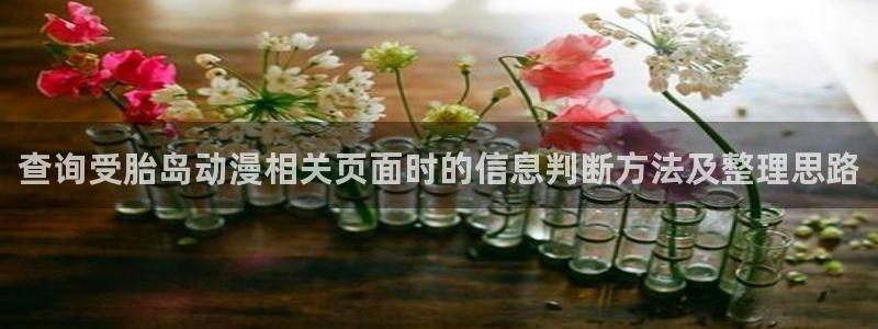 韩漫青春漫画:查询受胎岛动漫相关页面时的信息判断方法及整理思路配图