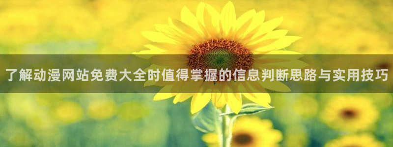 韩漫漫画大全中文版:了解动漫网站免费大全时值得掌握的信息判断思路与实用技巧配图