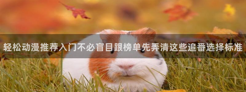 韩漫穿越漫画:轻松动漫推荐入门不必盲目跟榜单先弄清这些追番选择标准配图